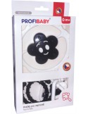 PROFIBABY Baby chrastítko kytička s tvary pro miminko v krabici