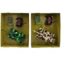 RC Tank na vysílačku 27MHz na baterie 1:18 USB Světlo Zvuk 2 barvy