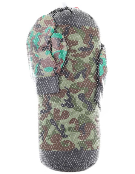 Boxovací pytel 40cm maskáč army set s rukavicemi v síťce