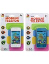 Telefon dětský mobilní 11cm smartphone na baterie 4 druhy Zvuk AJ