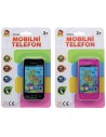 Telefon dětský mobilní 11cm smartphone na baterie 4 druhy Zvuk AJ