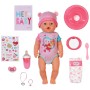 ZAPF BABY BORN Panenka miminko Emma 43cm pije čůrá set s doplňky