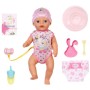 ZAPF BABY BORN Little Panenka holčička 36cm miminko s funkcemi s doplňky