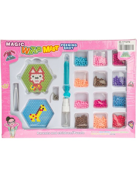 Korálky spojování vodou kreativní set výroba přívěsků s nástroji v krabici