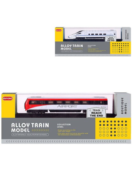 Lokomotiva 15cm vlak kovový model na podstavci 2 druhy v krabici