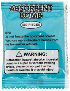 Náboje gelové vodní kuličky set 500ks náhradní munice 6mm do pistole