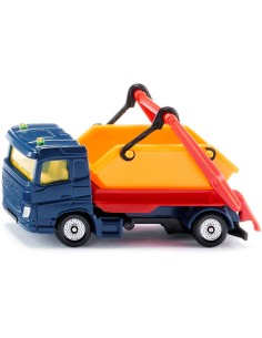 SIKU Auto s kontejnerem svoz komunálního odpadu model kov 1298