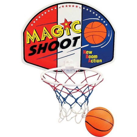 Koš na dětský basketbal Magic Shot set s míčem košíková plast