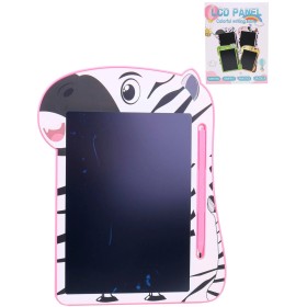 Tabulka LCD kreslicí zvířátka 23x17cm set s propiskou na baterie 4 druhy