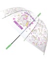 Deštník dětský holčičí průhledný Jednorožci vystřelovací různé druhy
