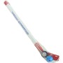 Set 2 plastové hokejky 75cm s míčkem a pukem florbalky v síťce