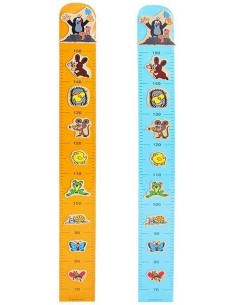 KRTEK (Krteček) Metr na zeď 2 barvy * DŘEVĚNÉ HRAČKY *