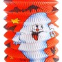 Lampion Halloween duch oválný 15cm set s hůlkou na baterie na svíčku Světlo