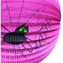 Lampion koule halloween pavouk 25cm na svíčku s hůlkou na baterie Světlo