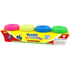 Modelína 4x140g NEON modelovací hmota set 4 barvy
