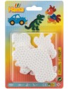 HAMA Midi podložka na zažehlovací korálky auto + zvířátka set 3ks na kartě