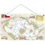 DŘEVO Mapa ČR magnetická 3v1 puzzle + společenská hra + didaktická pomůcka