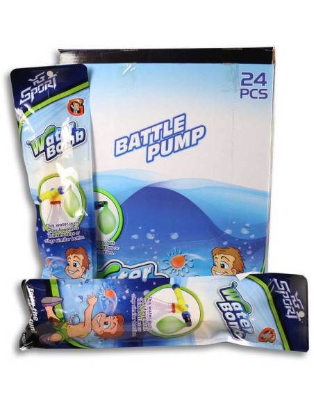 Balónky na vodu set s pumpičkou a nástavci v sáčku