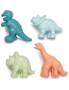 ECOIFFIER Formičky dinosaurus 15cm set 4ks baby bábovičky na písek