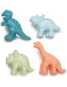 ECOIFFIER Formičky dinosaurus 15cm set 4ks baby bábovičky na písek