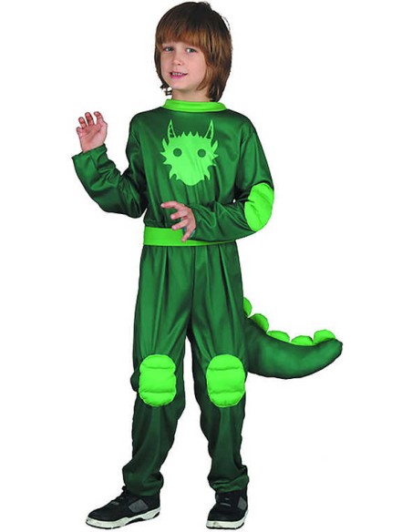 KARNEVAL Šaty Krokodýl vel.L (130-140cm) 9-12 let *KOSTÝM*