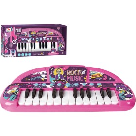 Klávesy dětský keyboard holčičí pianko 24 kláves klavír na baterie Zvuk