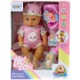 Panenka miminko 30cm set s doplňky pije čůrá na baterie Zvuk 2 barvy