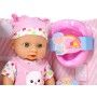 Panenka miminko 30cm set s doplňky pije čůrá na baterie Zvuk 2 barvy