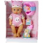 Panenka miminko 30cm set s doplňky pije čůrá na baterie Zvuk 2 barvy