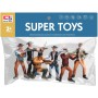 Kovbojové se zbraněmi plastové akční figurky 9cm set 6ks v sáčku