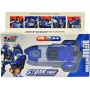 Transformer auto robot 2v1 s přeměnou policie 5 druhů plast