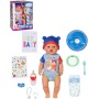 ZAPF BABY BORN Panenka Jonas 43cm miminko s 10 funkcemi set s doplňky
