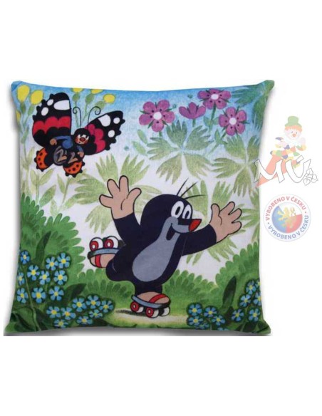 MORAVSKÁ ÚSTŘEDNA Polštář Krtek (krteček) bruslař 30 cm