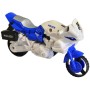 Transformer auto robot 2v1 s přeměnou policie 5 druhů plast