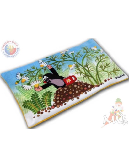 MORAVSKÁ ÚSTŘEDNA Polštář nahřívací KRTEK A HEŘMÁNEK (Krteček) *PLYŠOVÉ HRAČKY*