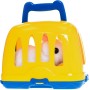 PLYŠ Králíček hopsající 17cm set s přepravkou na baterie Zvuk *PLYŠOVÉ HRAČKY*