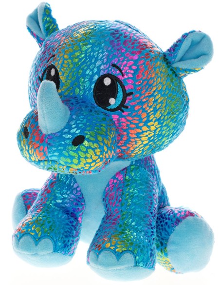 PLYŠ Nosorožec Star Sparkle 24cm duhový třpytivý *PLYŠOVÉ HRAČKY*