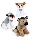 PLYŠ Pes 20cm sedící 3 druhy *PLYŠOVÉ HRAČKY*