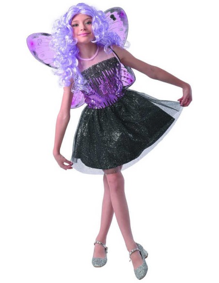 KARNEVAL Šaty Motýl vel.M (120-130cm) 5-9 let *KOSTÝM*