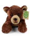 PLYŠ Medvěd hnědý ležící 18cm Eco-Friendly *PLYŠOVÉ HRAČKY*