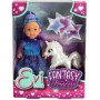 SIMBA Panenka Evička fantasy zimní princezna set s jednorožcem