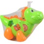 Dinosaurus baby vkládací set s 6 kostkami zvířátka 2 barvy plast