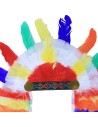 KARNEVAL Čelenka indiánská barevná *KARNEVALOVÝ DOPLNĚK*
