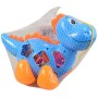 Dinosaurus baby vkládací set s 6 kostkami zvířátka 2 barvy plast