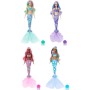 MATTEL BRB Panenka Barbie mořská panna Color Reveal 6 překvapení 4 druhy