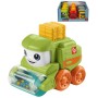 FISHER PRICE Baby autíčko pracovní veselé s obličejem 3 druhy