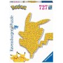 RAVENSBURGER Puzzle obrysové Pokémon Pikachu 73x81cm 727 dílků