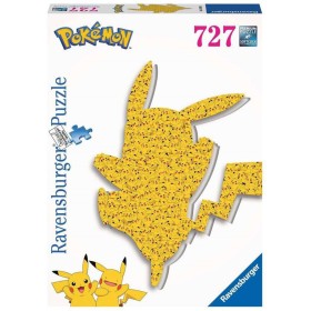 RAVENSBURGER Puzzle obrysové Pokémon Pikachu 73x81cm 727 dílků