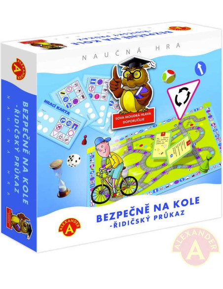 ALEXANDER Hra Bezpečně na kole - řidičský průkaz *SPOLEČENSKÉ HRY*