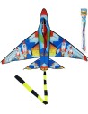 Drak létající letadlo 140cm raketa v sáčku plast nylonový